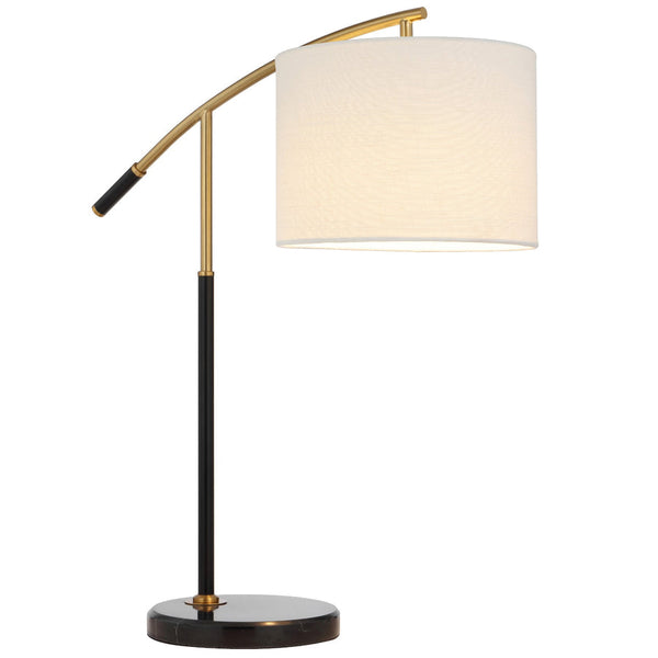 CRUZ Table Lamp Marble Iron / Fabric - CRUZ TL-BKIV