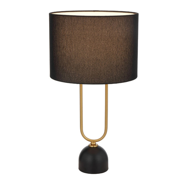 ERDEN Table Lamp White / Gold Fabric / Ceramic - ERDEN TL-BK