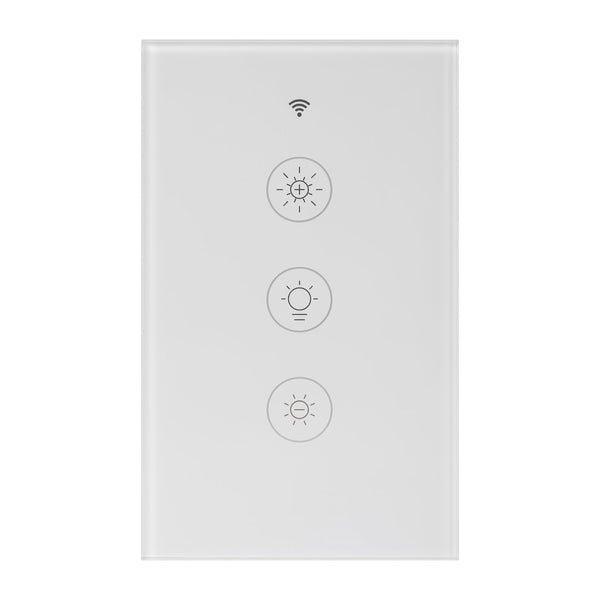 Wifi Single Gang Dimmer Wall Switch White - HV9111