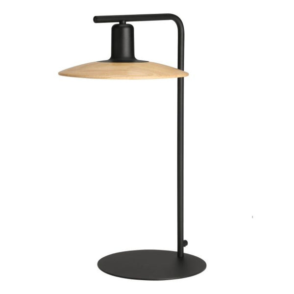 MAYAZES Table Lamp Light Black Steel - 39913N