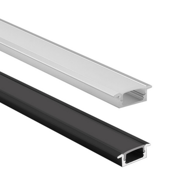 Strip Light Profile L3000mm W23mm White Opal Aluminum - VB-ALP001-R-3M