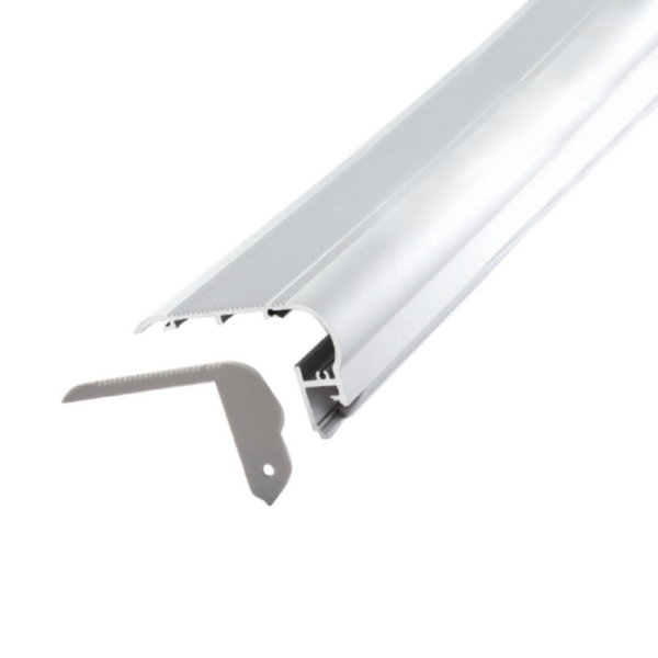Surface Strip Light Profile L1000mm W80mm Opal Aluminium - VB-ALP024-1M