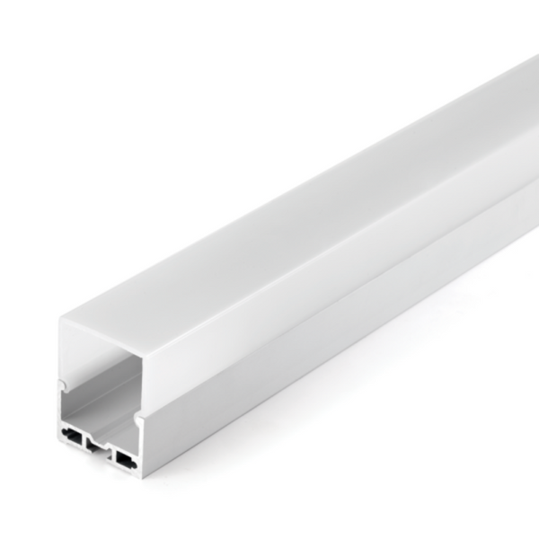 Suspended Strip Light Profile L2000mm W35mm Opal Aluminium - VB-ALP053-2M
