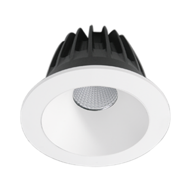 Recessed LED Downlight Weatherproof White Aluminium 3000K- VBLDL-090-1-3K90