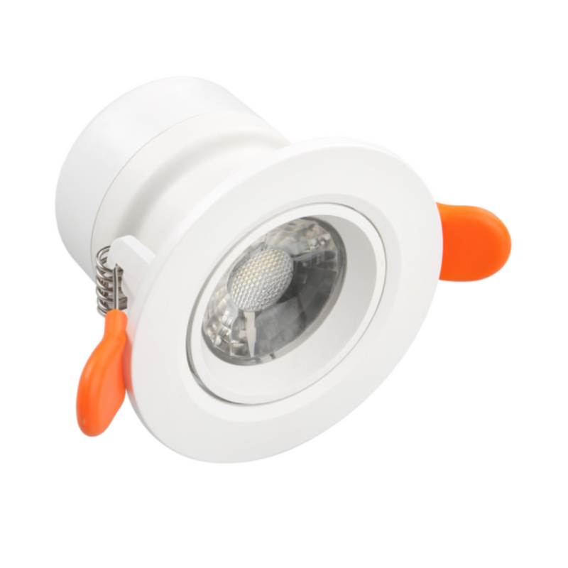 Recessed LED Downlight White Plastic 3000K - VBLDL-166-1-30
