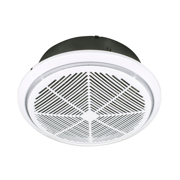 Whisper Large Exhaust Fan With Draft Stopper White - 18204/05