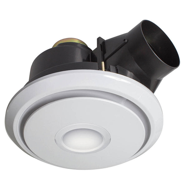 Boreal-II Large 325mm Round Exhaust Fan With CCT LED Light White - 20751/05
