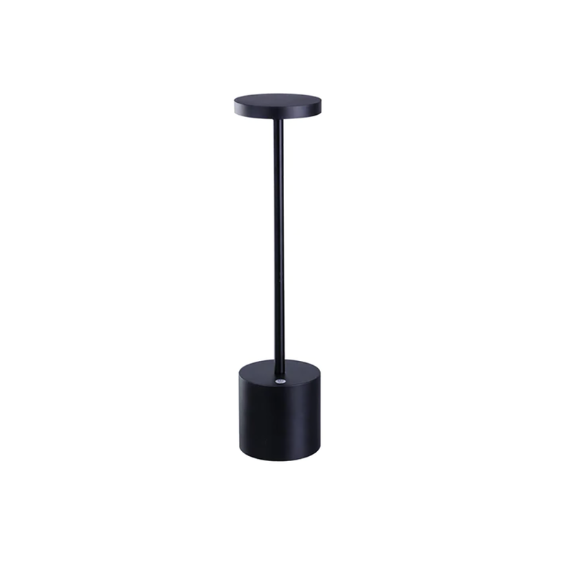 Portable LED Bar Table Lamp Black Aluminum 3000K - LL-LED-24B