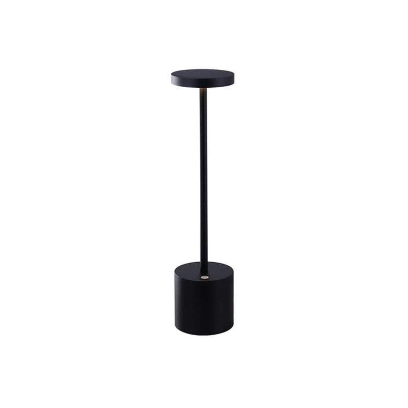 Portable LED Bar Table Lamp Black Aluminum 3000K - LL-LED-24B