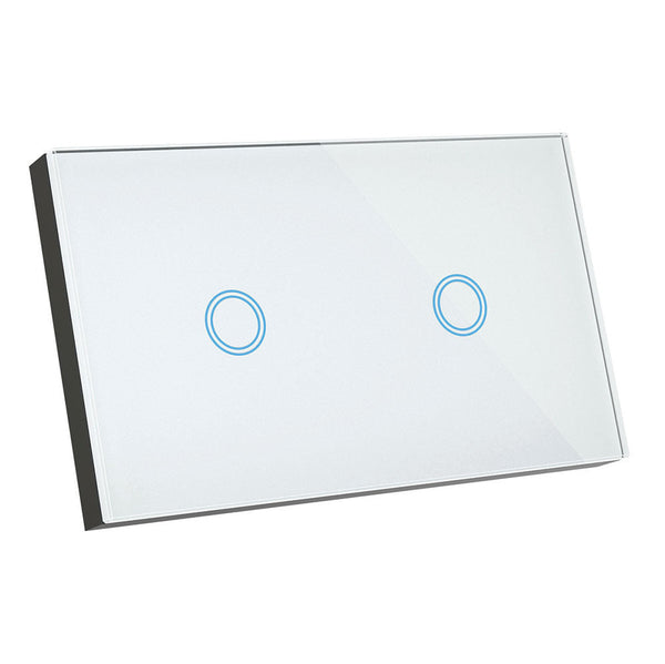 Smart Wi-Fi Elite Glass Wall Switch 2 Gang White - 20683/05