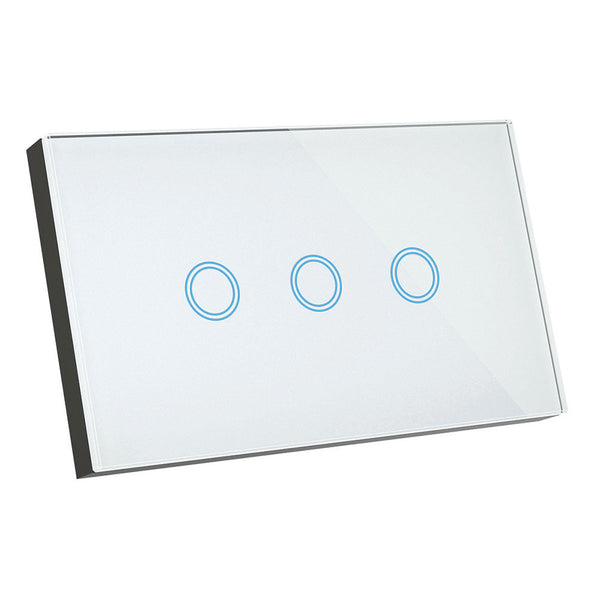 Smart Wi-Fi Elite Glass Wall Switch 3 Gang White - 20685/05