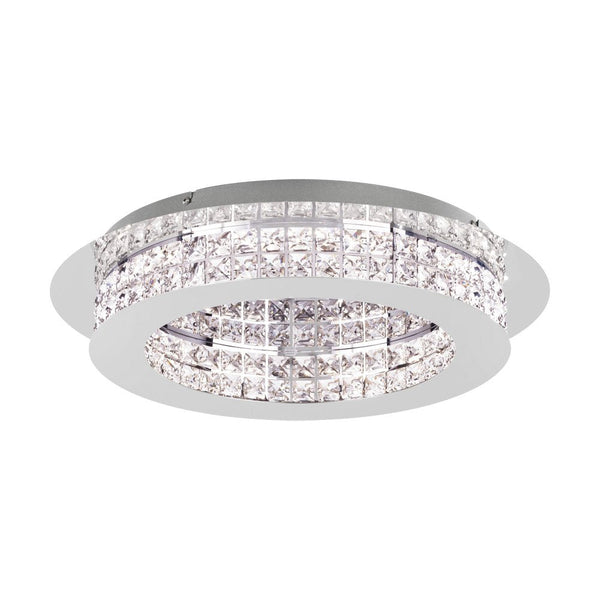 Principe Ceiling LED Chrome & Crystal 500mm - 39401