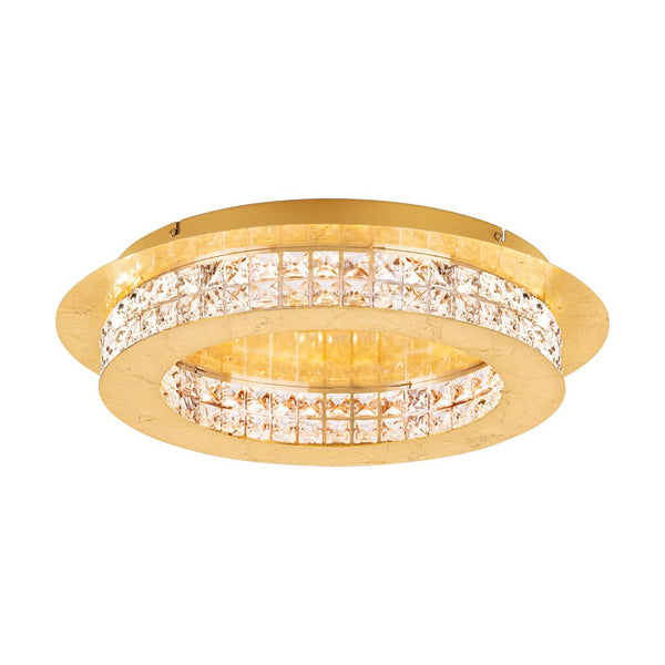 Principe Ceiling LED Gold Coloured & Crystal 500mm - 39405