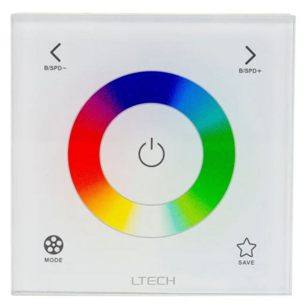 LED Strip Light Touch Controller White Plastic RGB - HV9101-EX3S