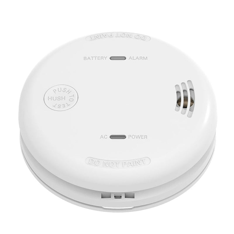 Photoelectric Smoke Alarm 240V Wireless White Plastic - MR02