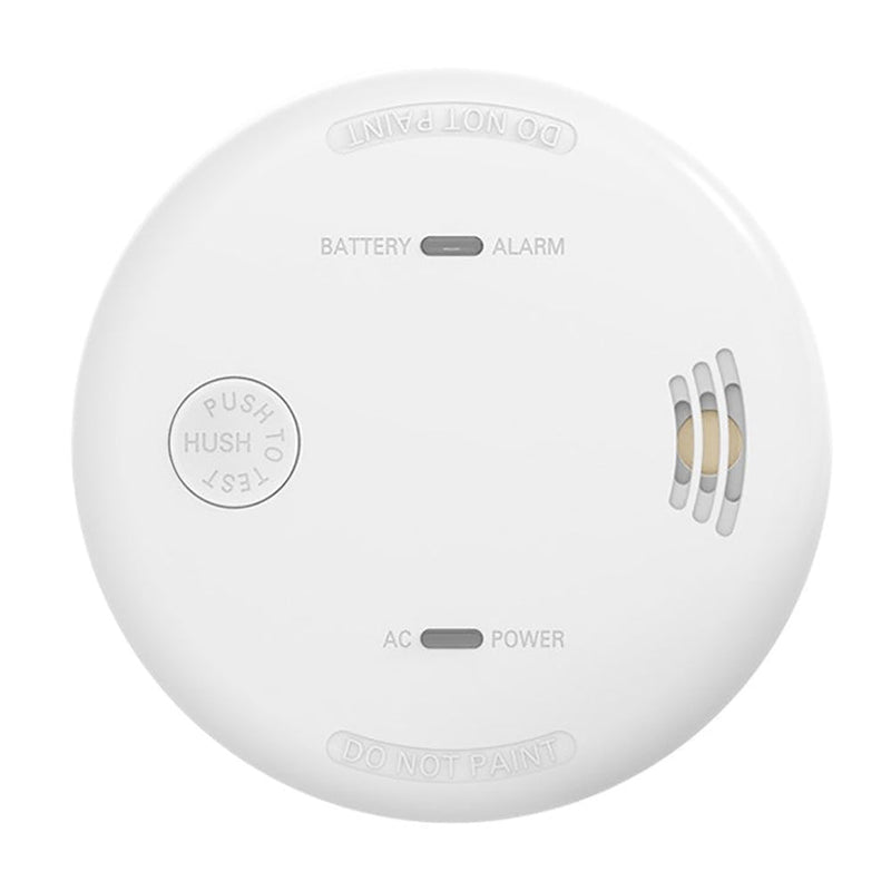 Photoelectric Smoke Alarm 240V Wireless White Plastic - MR02