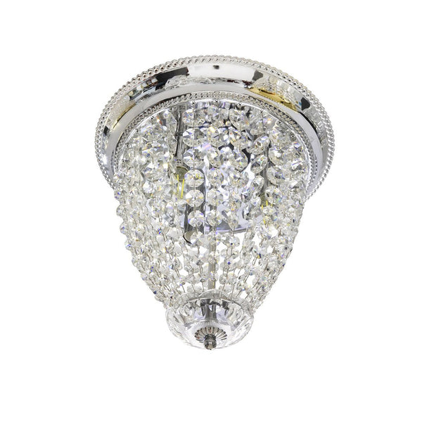 Fiorentino Lighting - ENGLAND 3 Light Ceiling Crystal Chrome