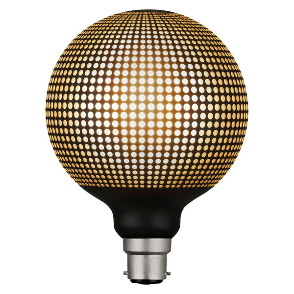 Magician Decorative LED G125 Globe BC 4W 240V Black - 9B22LED30