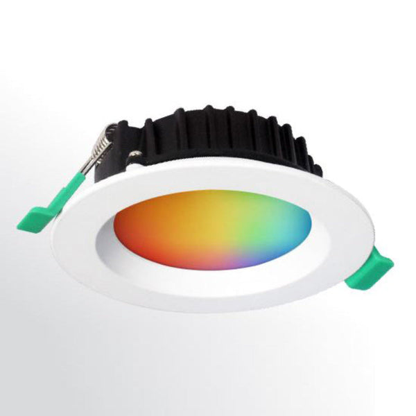 Alpha Smart LED Downlight White Aluminium RGB+2700-6500K - AL8APRDLRGBBT