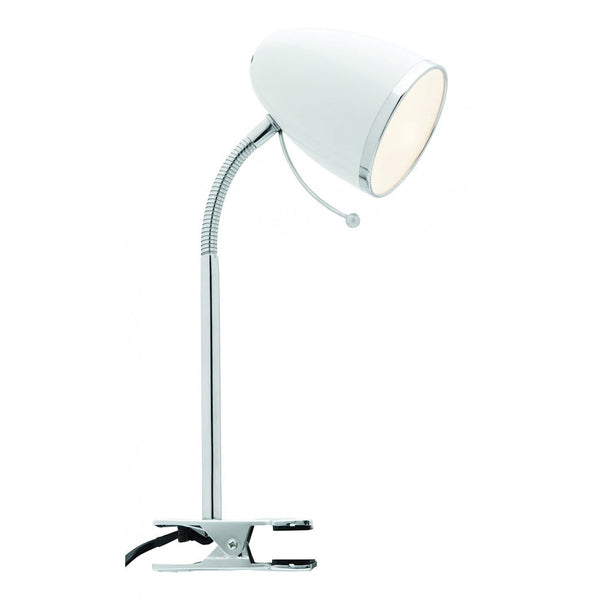 Sara Clamp Lamp White - A13041WHT