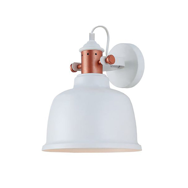 Alta Adjustable Wall Light White With Copper Hightlights - ALTA1W