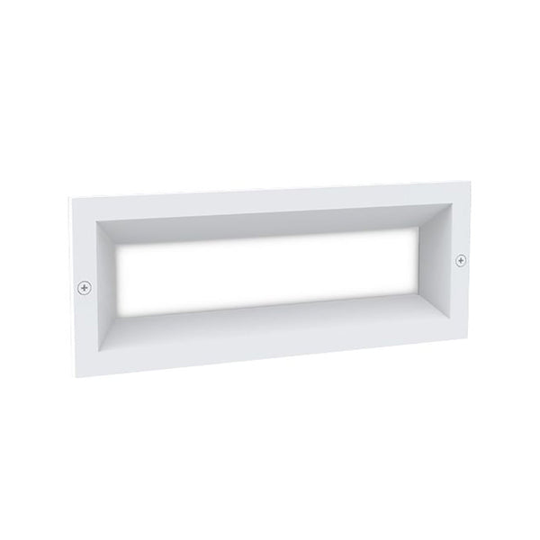 Exterior LED Recessed Brick Light With Diffuser White 13W 3000K - BRICK0004