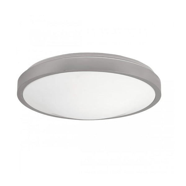 Surface Mounted Downlight 24W Silver / Grey Acrylic 4000K - CL205-24