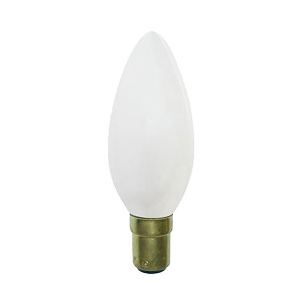 Candle Halogen Globe SBC 18W 240V Frosted Glass 2800K - CLAHACAN18WSBCFR