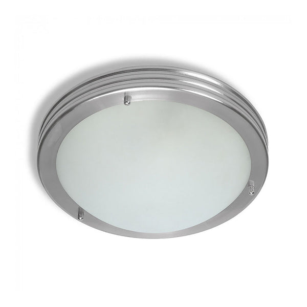 Surface Mounted Downlight White / Satin Chrome - CLL8914-SC