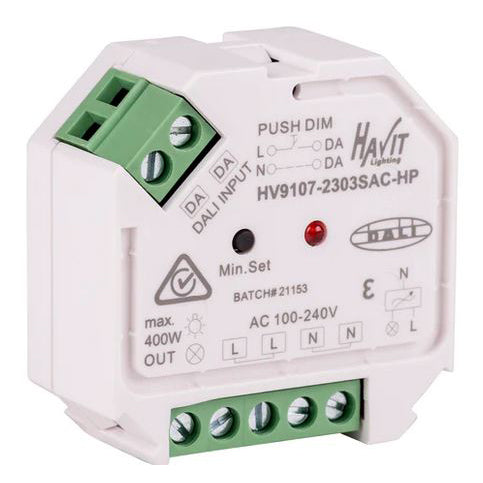 Strip Light Controller Dali Dimming White Plastic - HV9107-2303SAC-HP