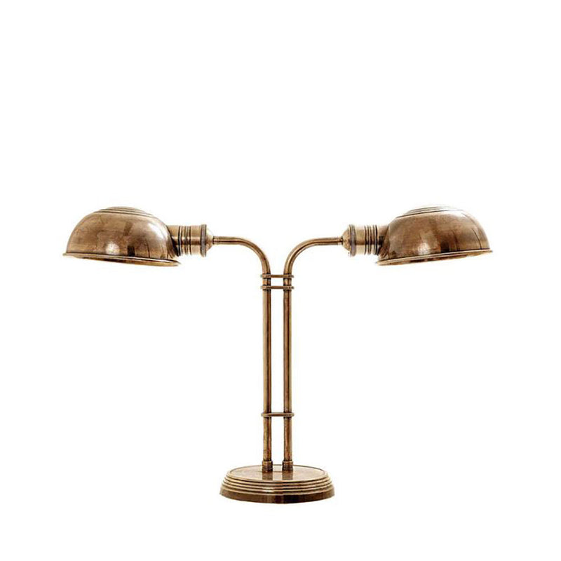 Picardy Table Lamp 2 Lights Antique Brass - ELPIM51733AB