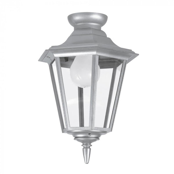 Thermoplastic Hexagon Ceiling Lantern Silver / Grey - F1060-SI