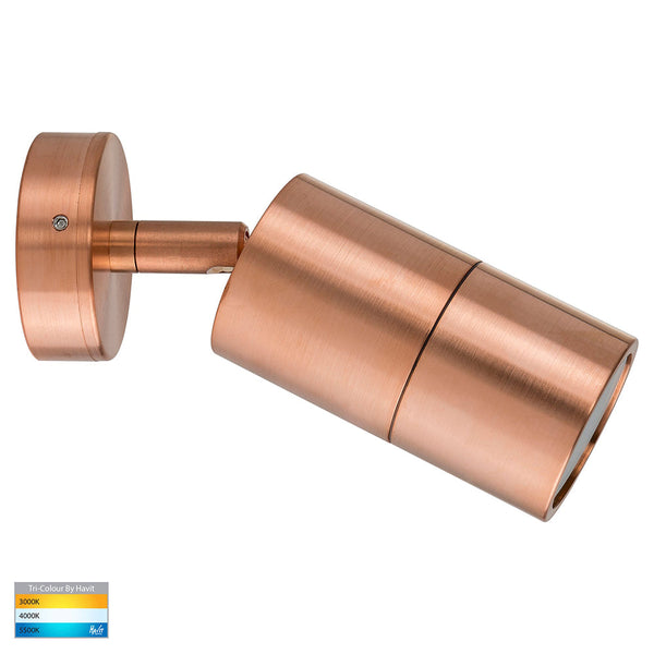 Tivah Exterior Spotlight Adjustable 5W Solid Copper 3CCT - HV1217GU10T