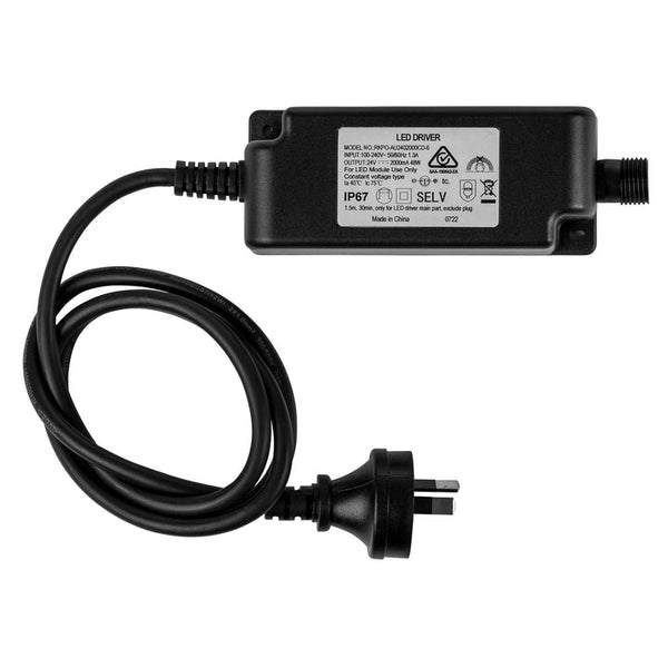 LED Driver WIFI Black Plastic 24V - HV1428RGBCW-D