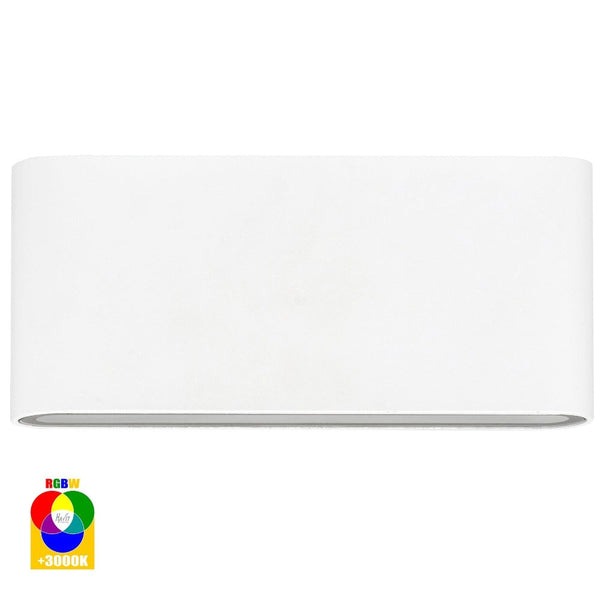Lisse Up / Down Wall 2 Lights 12V W175mm White Aluminium RGBW - HV3644RGBW-WHT