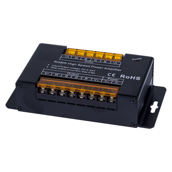 4 Channel LED Strip Repeater Black - HV9635