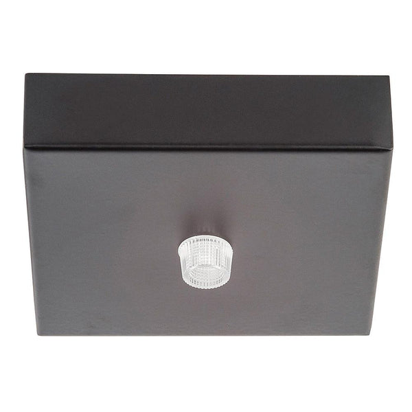 Square Canopy Surface Mounted Black - HV9705-9025-BLK-SQ
