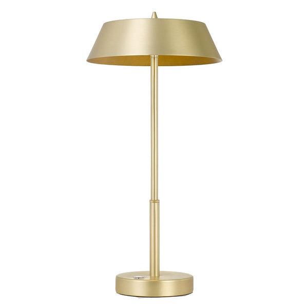 Allure LED Table Lamp Touch 3000K Brass, Gold - ALLURE TL-BRS+GD