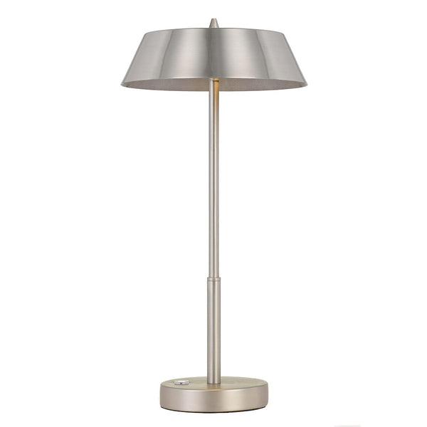 Allure LED Table Lamp Touch 3000K Nickel, Silver - ALLURE TL-NK+SL