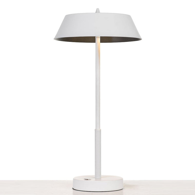 Allure LED Table Lamp Touch 3000K White, Silver - ALLURE TL-WH+SL
