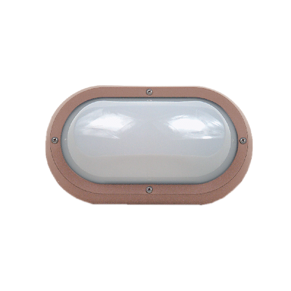 LED Bunker Light Copper Polycarbonate 3000K - LJL6001-CO