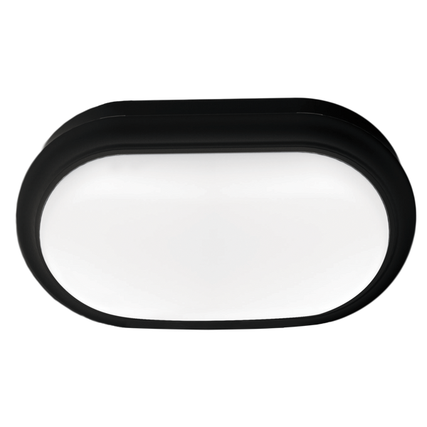 Oval LED Bunker Light Black Polycarbonate 3CCT - SL7271TC/BK