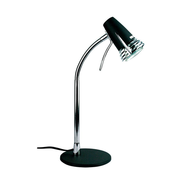 Scoot LED Desk Lamp Matt Black & Chrome - SL92997BK