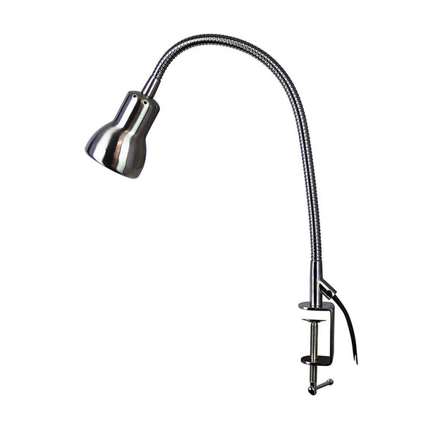 Scope 1 Light Desk Lamp With Clamp Brushed Chrome - SL98431BC