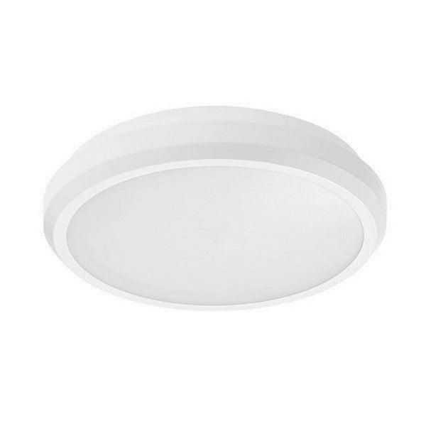 Tradetec Eclipse II LED Oyster Light 28W Tricolour White Dimmable - TLEO34528WD