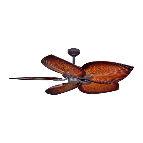 Tropicana AC Ceiling Fan 54" Bronze / Brown - TRO54OBBR