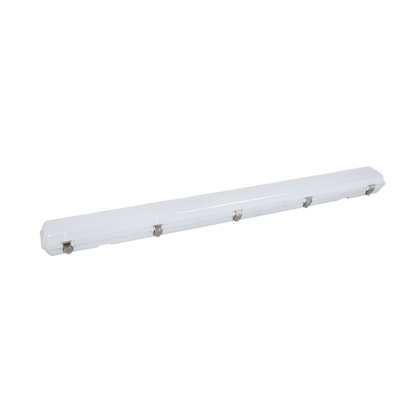 Tempest V LED Batten Light L1265mm White Polycarbonate 5 CCT - 211022