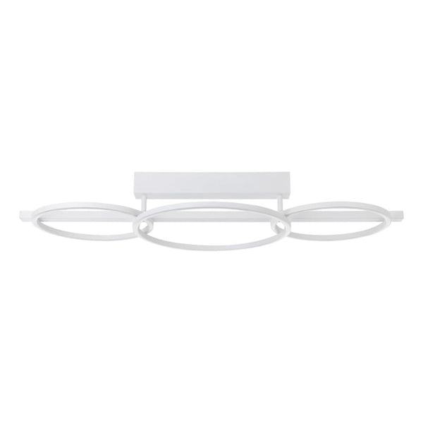 Lanacera Semi-Flush Mount Light White Plastic 3000K - 205836