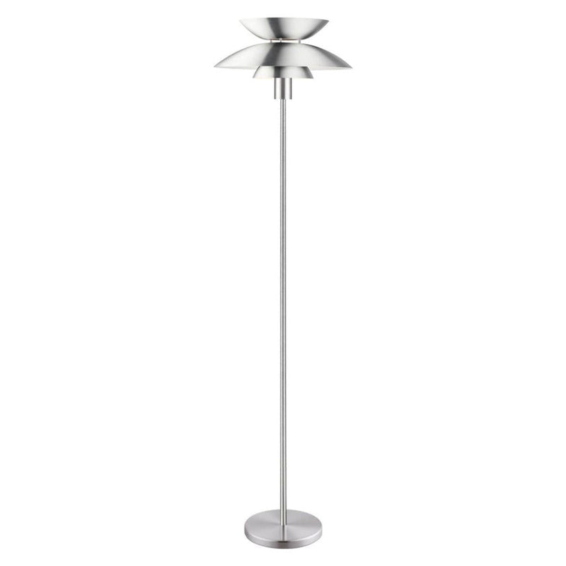 Allegra Floor Lamp Satin Chrome Metal - 22709
