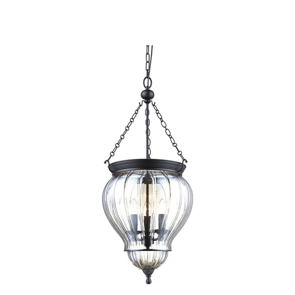 Diana Ceiling Lantern 3 Lights Clear Glass - 31323